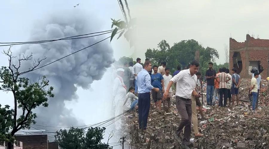 Prayagraj Firecracker Factory Fire: मनौरी में पटाखा फैक्ट्री में भीषण धमाका, 5 मौतें और 22 घायल
