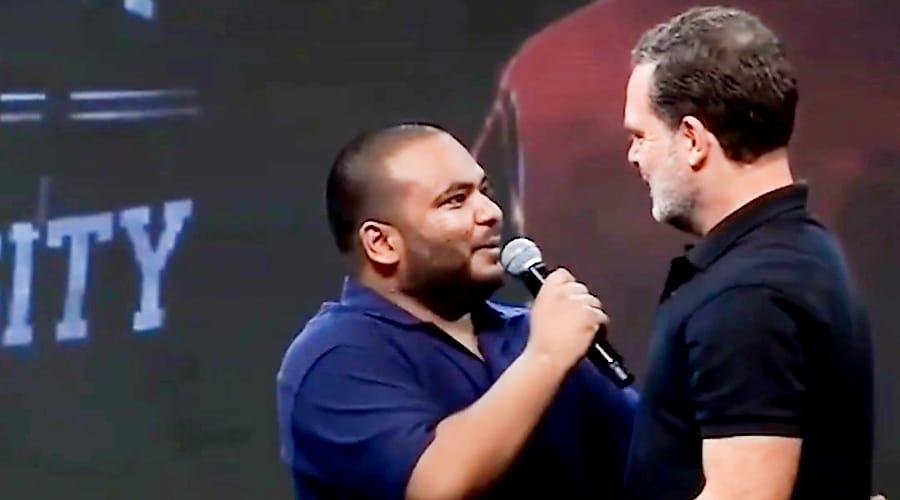 राहुल के मंच से मोदी के मजाक पर बीजेपी हमलावर