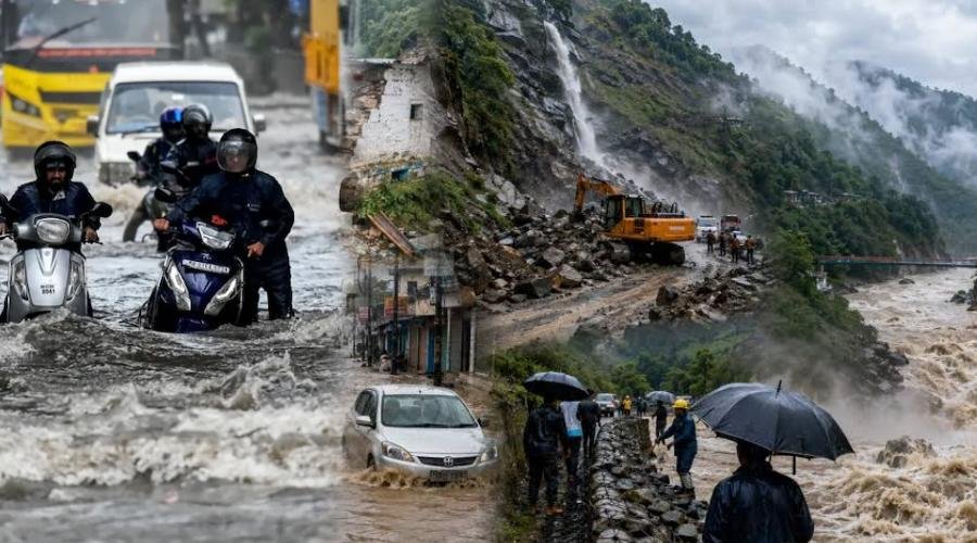 यूपी में बारिश से बरबादी, उत्तराखंड में चारधाम यात्रा स्थगित