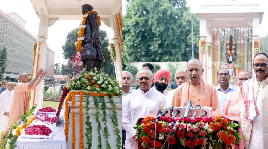 योगी बोले, बापू का चरखा स्वावलंबन का आधार, ODOP से लोकल को ग्लोबल बना रहा यूपी