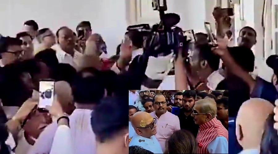 यूपी कांग्रेस में नए आध्यक्ष के पदभार ग्रहण के दौरान हंगामा
