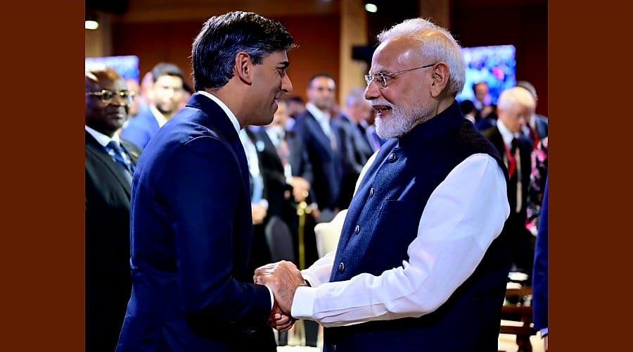 ऋषि सुनक ने पीएम मोदी की तारीफ़